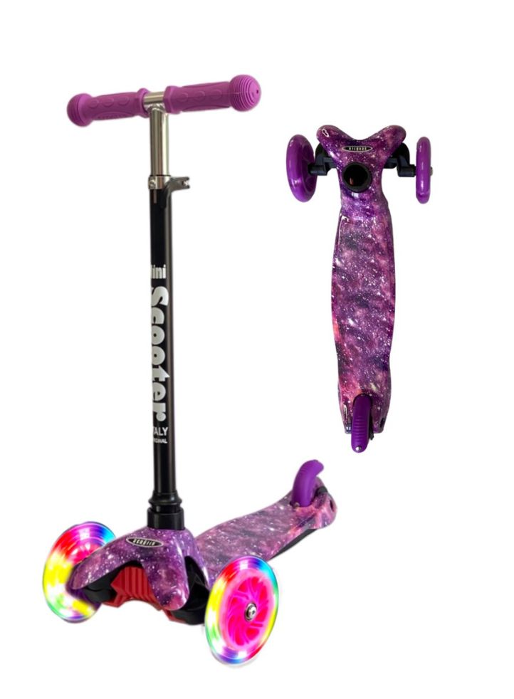 PATINETA DE NIÑA CON LLANTA DE LUCES