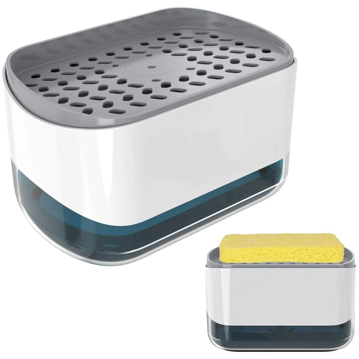 DISPENSADOR DE JABON CON ESPONJA