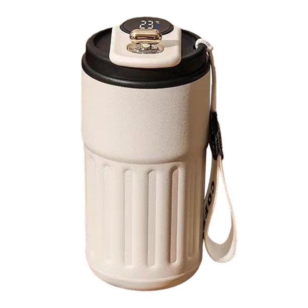 TERMO INTELIGENTE DE ACERO INOXIDABLE CON MEDIDAS DE TEMPERATURA