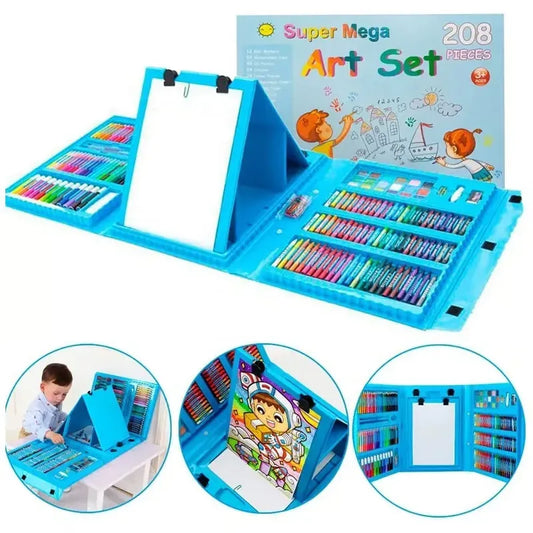 KIT ARTISTICO DE 208 PIEZAS PARA NIÑOS Y NIÑAS DE TODAS LAS EDADADES 1