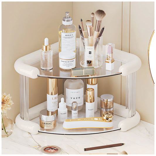 ORGANIZADOR DE COSMETICOS 2 NIVELES