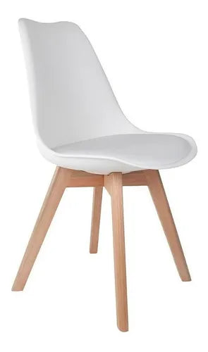 SILLA BASE MADERA CON COJIN