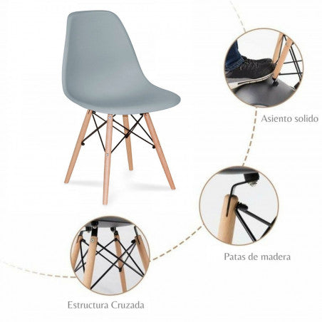 SIILA BASE DE MADERA