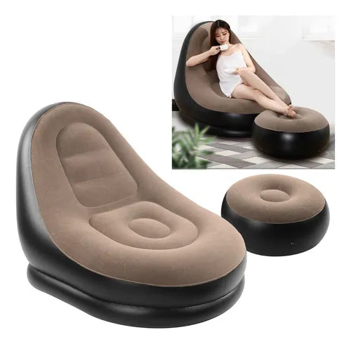 SILLON INFLABLE PUF