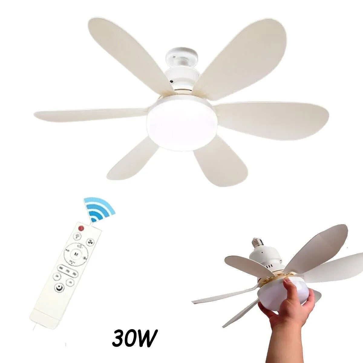 VENTILADOR DE TECHO CON LUZ