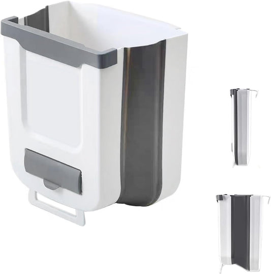 PAPELERA PLEGABLE CON DISPENSADOR DE BOLSA 7L